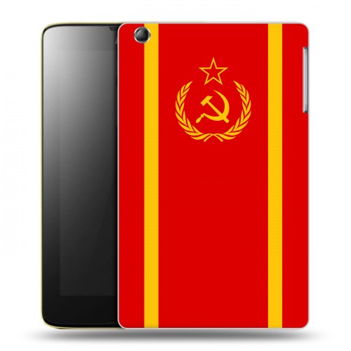 Дизайнерский силиконовый чехол для Lenovo IdeaTab A5500 Флаг СССР
