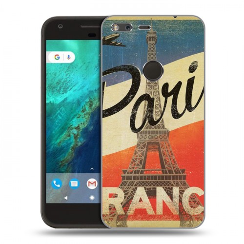 Дизайнерский пластиковый чехол для Google Pixel Флаг Франции