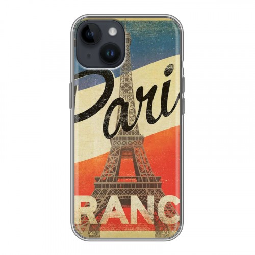 Дизайнерский пластиковый чехол для Iphone 14 Флаг Франции