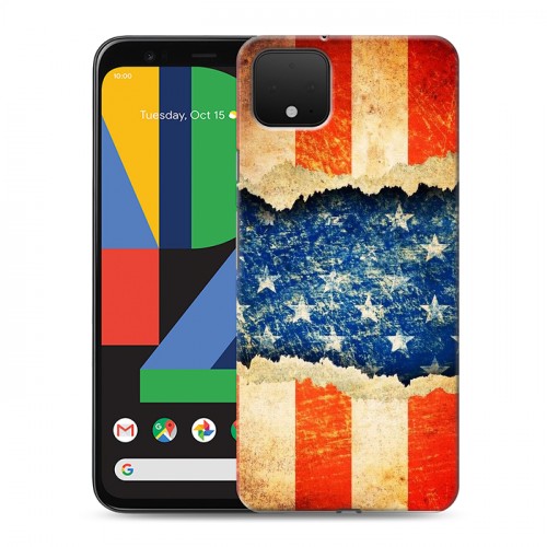 Дизайнерский пластиковый чехол для Google Pixel 4 XL Флаг США