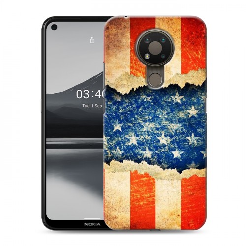 Дизайнерский силиконовый чехол для Nokia 3.4 Флаг США