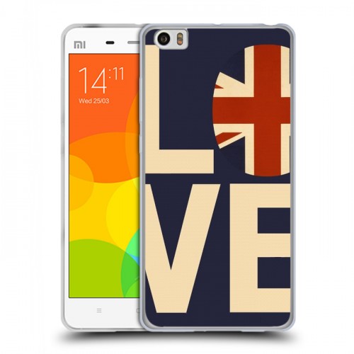 Дизайнерский пластиковый чехол для Xiaomi Mi Note Флаг Британии