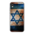 Дизайнерский силиконовый с усиленными углами чехол для Huawei Honor 8s Флаг Израиля