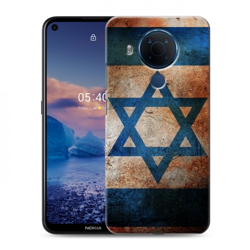 Дизайнерский силиконовый чехол для Nokia 5.4 Флаг Израиля