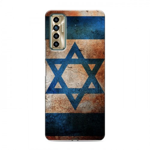 Дизайнерский силиконовый чехол для Tecno Camon 17P Флаг Израиля
