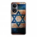 Дизайнерский силиконовый с усиленными углами чехол для Huawei Honor X7 Флаг Израиля