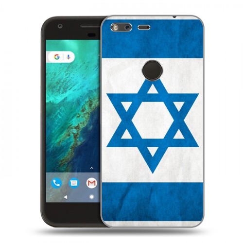 Дизайнерский пластиковый чехол для Google Pixel Флаг Израиля