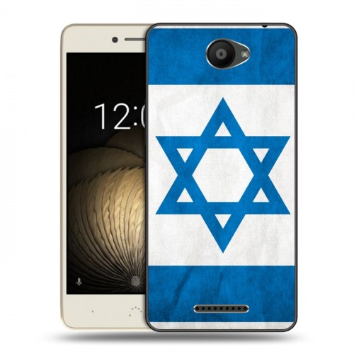 Дизайнерский силиконовый чехол для BQ Aquaris U Lite Флаг Израиля