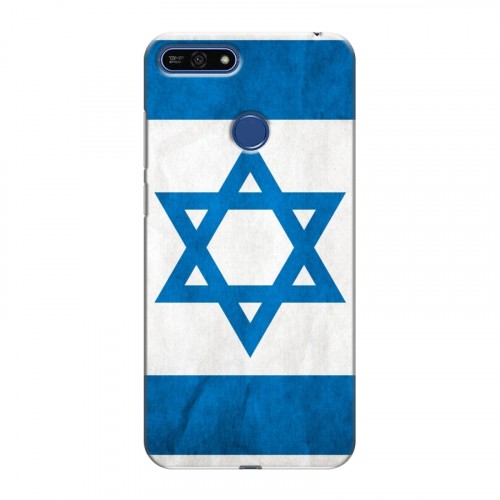 Дизайнерский силиконовый чехол для Huawei Honor 7A Pro Флаг Израиля