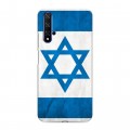 Дизайнерский силиконовый чехол для Huawei Honor 20 Флаг Израиля