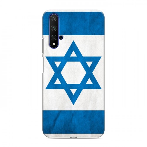 Дизайнерский силиконовый чехол для Huawei Honor 20 Флаг Израиля