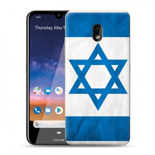 Дизайнерский пластиковый чехол для Nokia 2.2 Флаг Израиля
