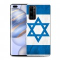 Дизайнерский силиконовый чехол для Huawei Honor 30 Pro Флаг Израиля