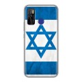 Дизайнерский силиконовый с усиленными углами чехол для Tecno Camon 15 Флаг Израиля