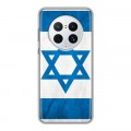 Дизайнерский пластиковый чехол для Huawei Mate 50 Pro Флаг Израиля