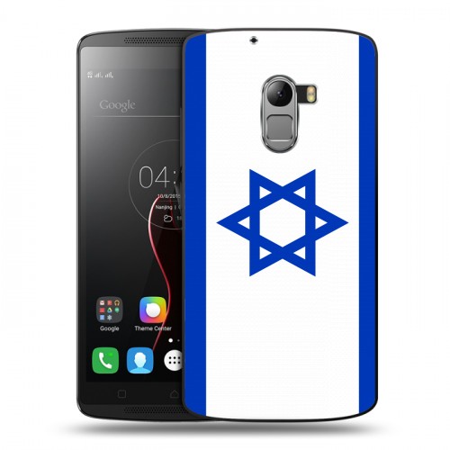 Дизайнерский пластиковый чехол для Lenovo A7010 Флаг Израиля
