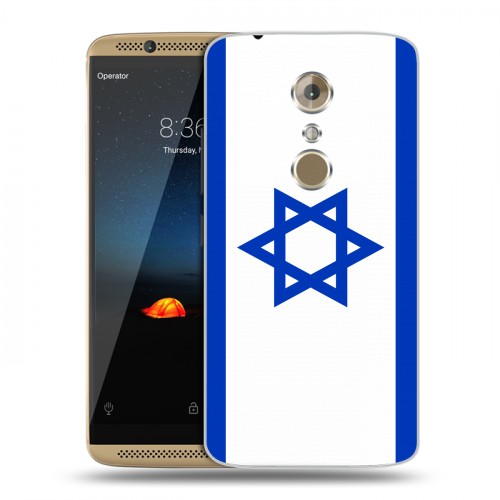 Дизайнерский пластиковый чехол для ZTE Axon 7 Флаг Израиля