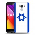 Дизайнерский пластиковый чехол для ASUS ZenFone 3 Max ZC553KL Флаг Израиля