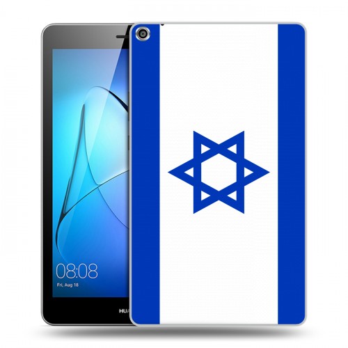 Дизайнерский силиконовый чехол для Huawei MediaPad T3 8 Флаг Израиля
