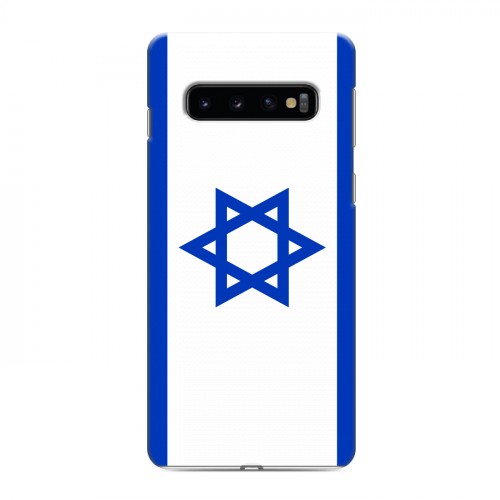 Дизайнерский силиконовый чехол для Samsung Galaxy S10 Флаг Израиля