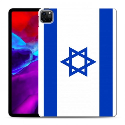 Дизайнерский силиконовый с усиленными углами чехол для Ipad Pro 11 (2020) Флаг Израиля