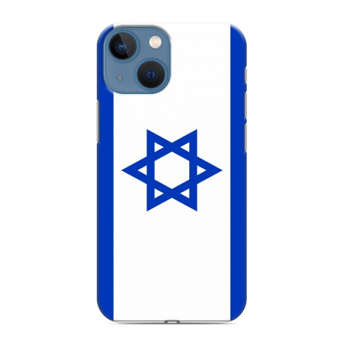 Дизайнерский пластиковый чехол для Iphone 13 Mini Флаг Израиля