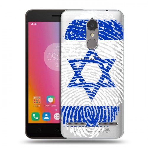 Дизайнерский силиконовый чехол для Lenovo K6 Флаг Израиля
