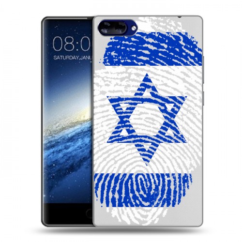 Дизайнерский силиконовый чехол для Doogee Mix Флаг Израиля