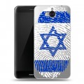 Дизайнерский пластиковый чехол для Huawei Y5 (2017) Флаг Израиля