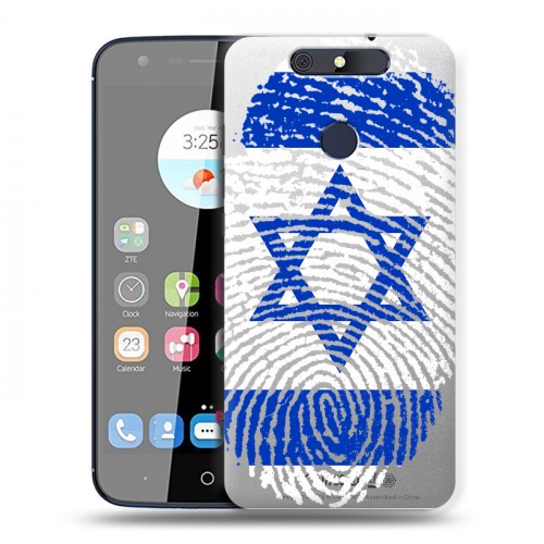 Дизайнерский силиконовый чехол для ZTE Blade V8C Флаг Израиля