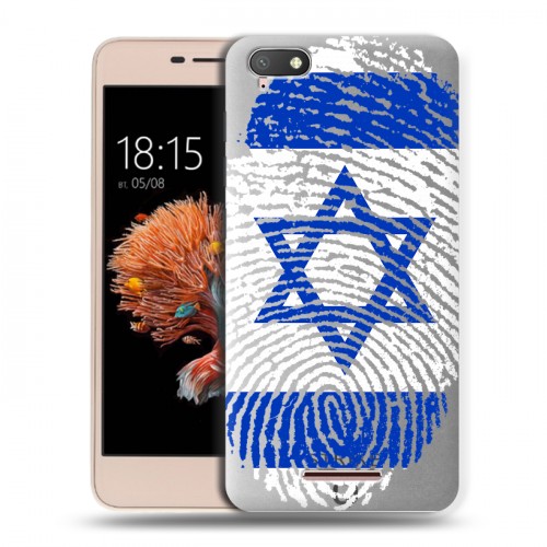 Дизайнерский силиконовый чехол для BQ Strike Power 4G Флаг Израиля