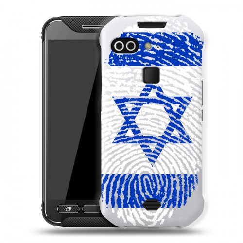 Дизайнерский силиконовый чехол для AGM X2 Флаг Израиля