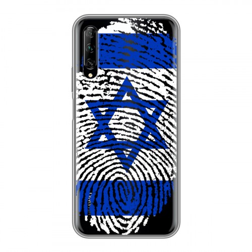 Дизайнерский силиконовый чехол для Huawei Y9s Флаг Израиля