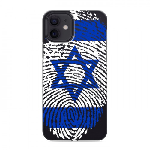 Дизайнерский силиконовый чехол для Iphone 12 Флаг Израиля