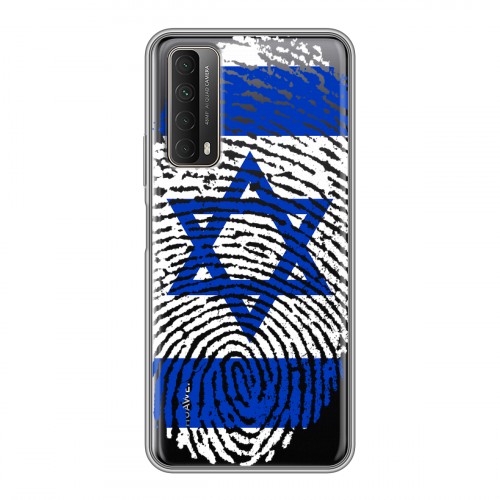 Дизайнерский силиконовый чехол для Huawei P Smart (2021) Флаг Израиля