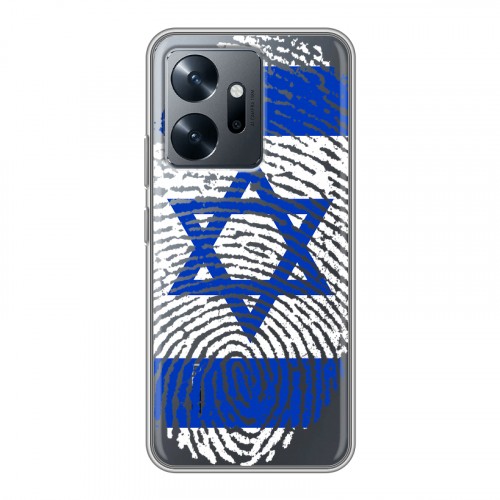 Дизайнерский силиконовый чехол для Infinix Zero 20 Флаг Израиля