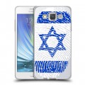 Дизайнерский пластиковый чехол для Samsung Galaxy A5 Флаг Израиля
