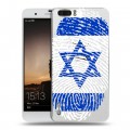 Дизайнерский пластиковый чехол для Huawei Honor 6 Plus Флаг Израиля
