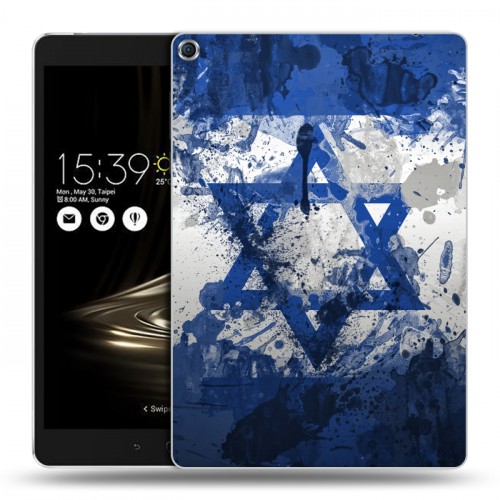 Дизайнерский силиконовый чехол для ASUS ZenPad 3S 10 Флаг Израиля