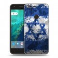Дизайнерский пластиковый чехол для Google Pixel Флаг Израиля
