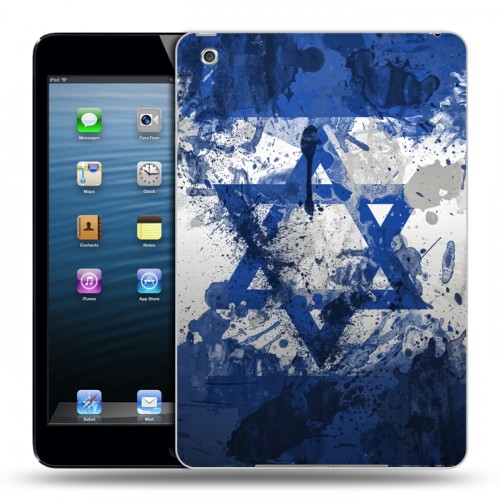 Дизайнерский силиконовый чехол для Ipad Mini Флаг Израиля