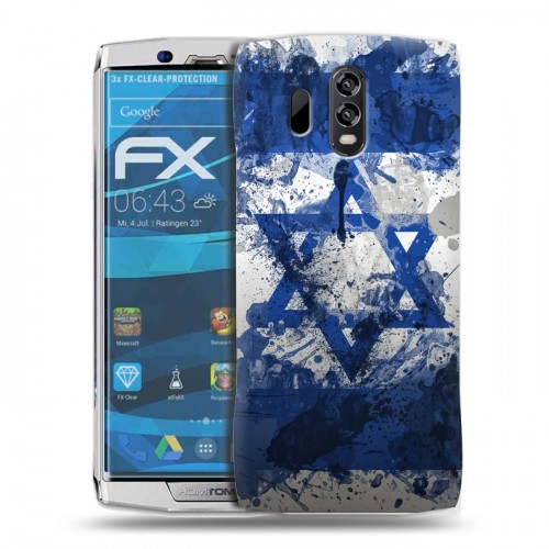 Дизайнерский силиконовый чехол для Homtom HT70 Флаг Израиля