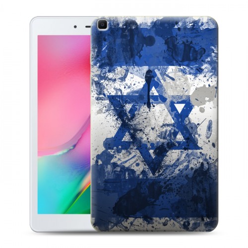 Дизайнерский силиконовый чехол для Samsung Galaxy Tab A 8.0 (2019) Флаг Израиля