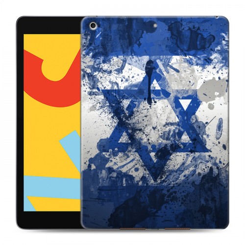 Дизайнерский силиконовый чехол для Ipad 10.2 (2019) Флаг Израиля