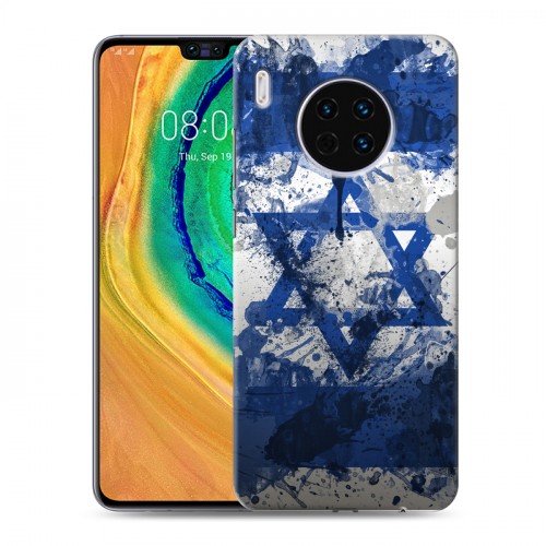 Дизайнерский пластиковый чехол для Huawei Mate 30 Флаг Израиля