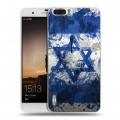 Дизайнерский пластиковый чехол для Huawei Honor 6 Plus Флаг Израиля