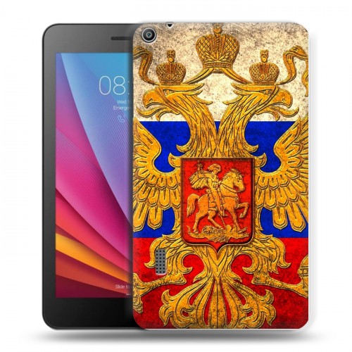 Дизайнерский силиконовый чехол для Huawei MediaPad T3 7 Российский флаг