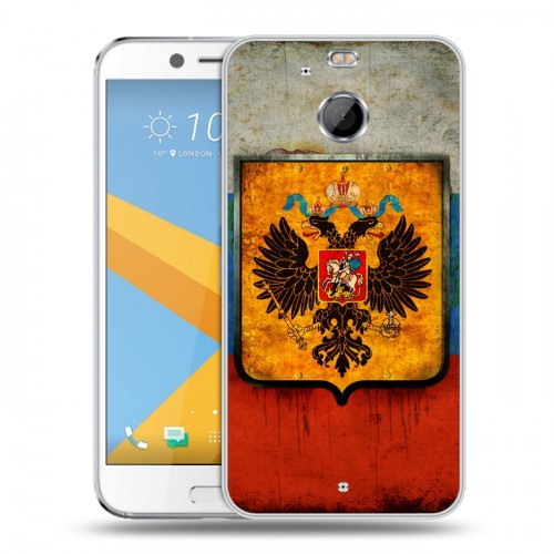 Дизайнерский пластиковый чехол для HTC 10 evo Российский флаг