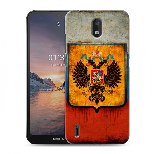 Дизайнерский силиконовый чехол для Nokia 1.3 Российский флаг