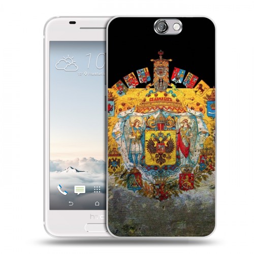 Дизайнерский пластиковый чехол для HTC One A9 Российский флаг
